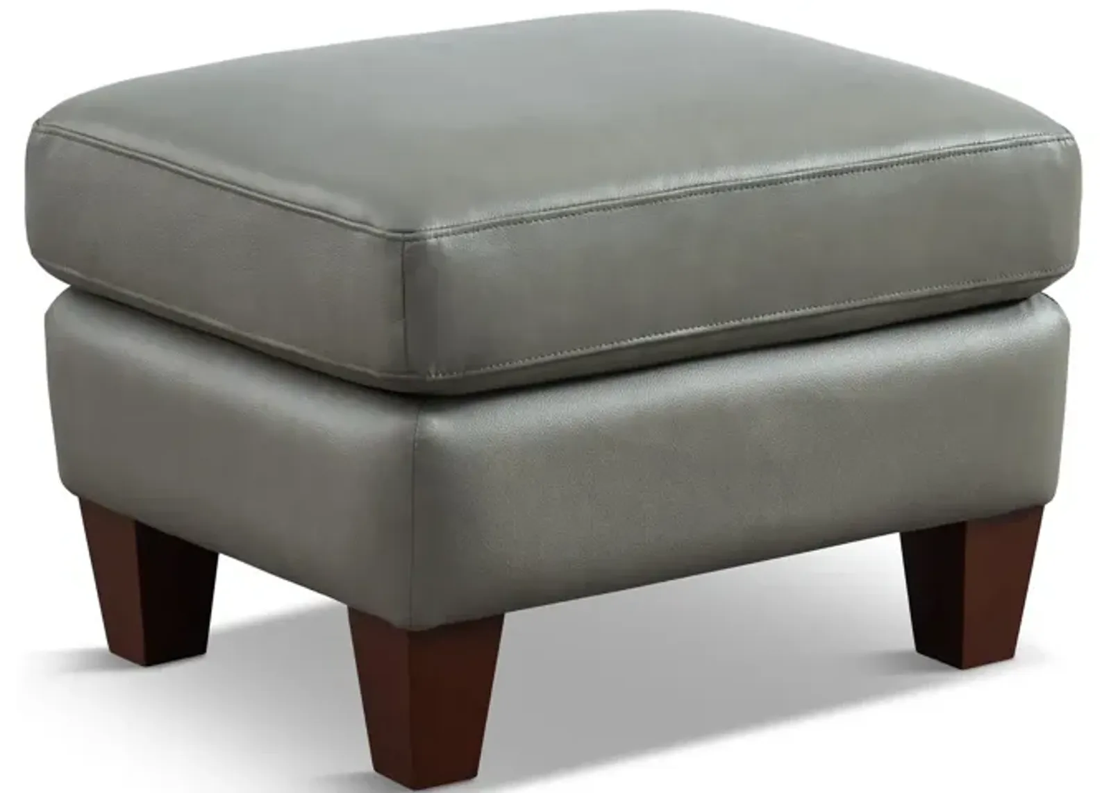 Leia Leather Ottoman