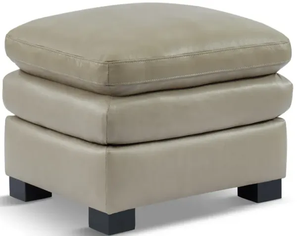 Conan Leather Ottoman
