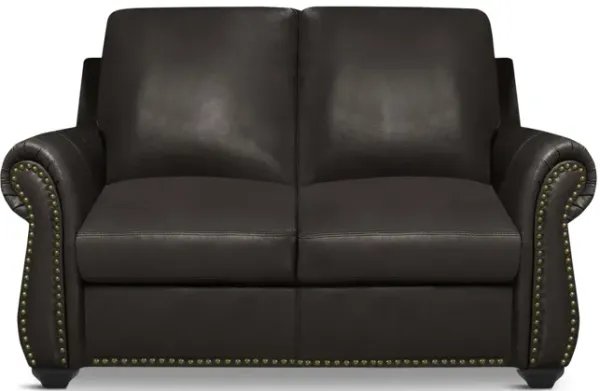 Rogan Leather Loveseat