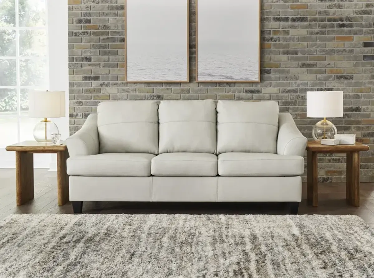 Merida Leather Sofa - Coconut