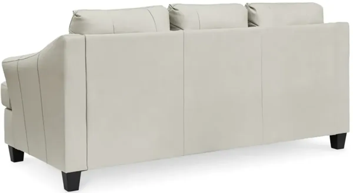 Merida Leather Sofa - Coconut