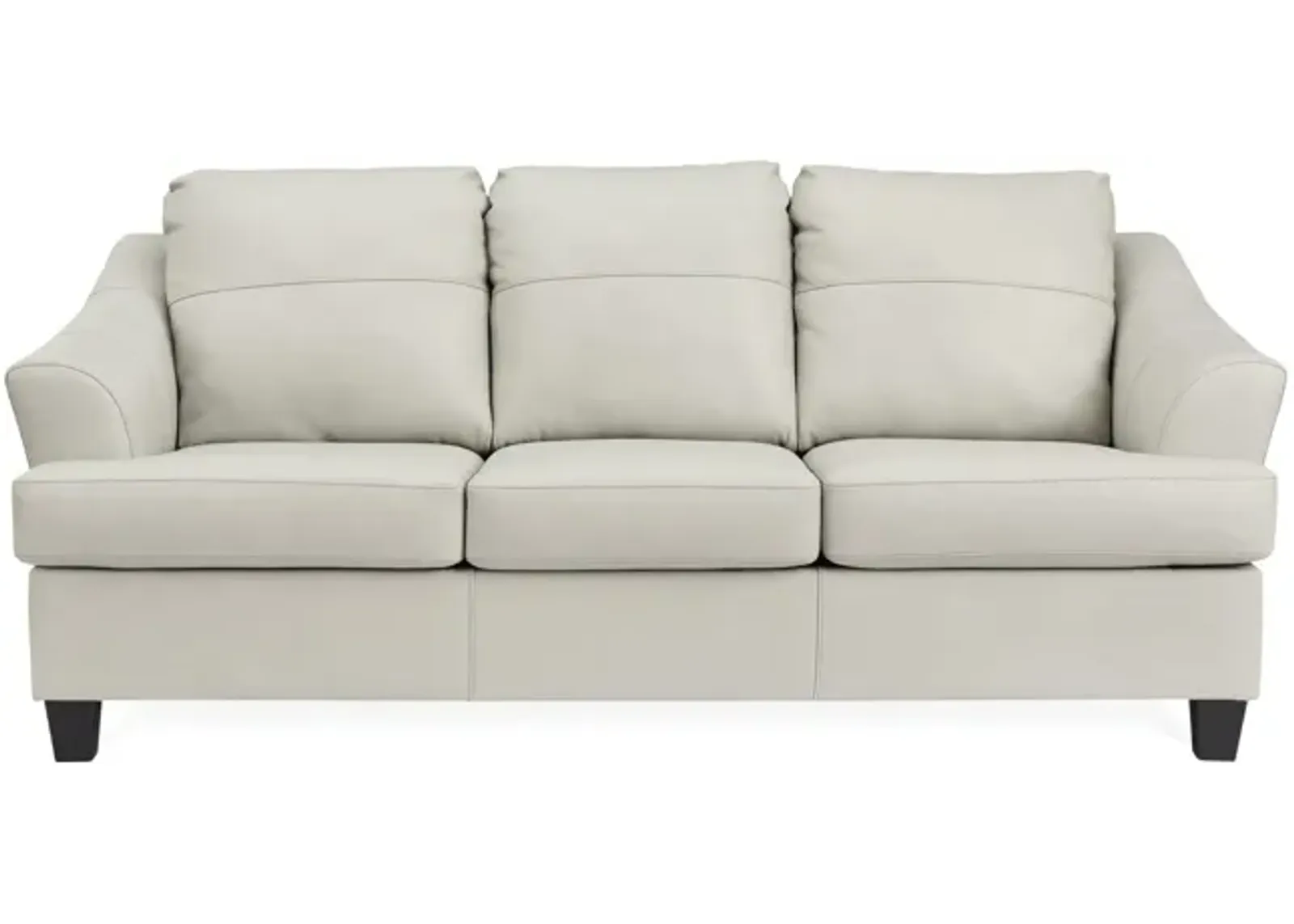 Merida Leather Sofa - Coconut