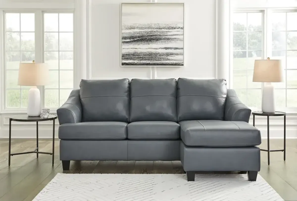 Merida Sofa With Chaise - Steel