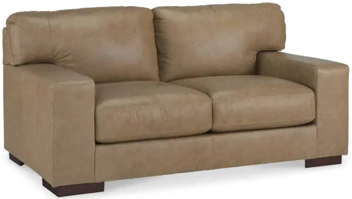 Jasmine Leather Loveseat