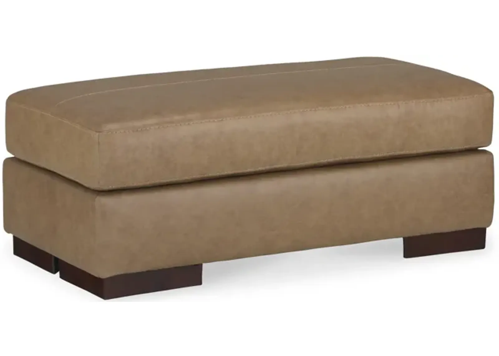 Jasmine Leather Ottoman