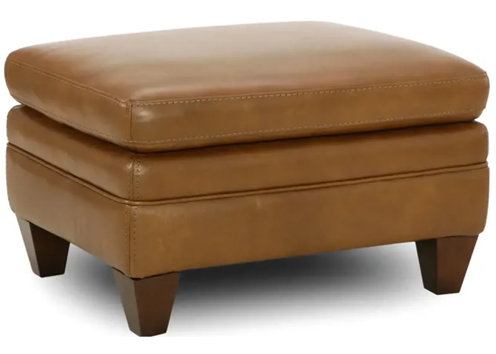 Kenai Leather Ottoman