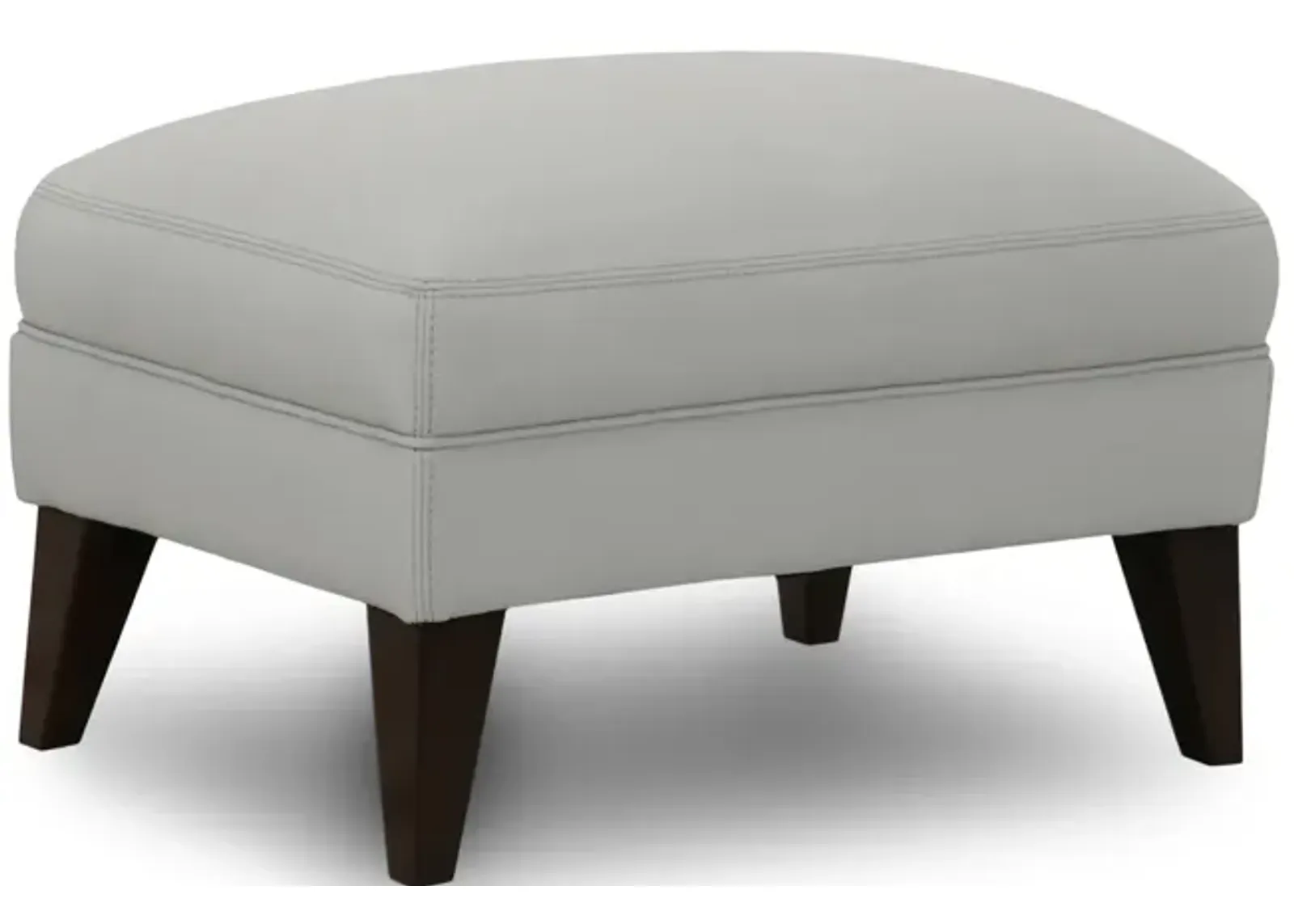 Juneau Leather Ottoman