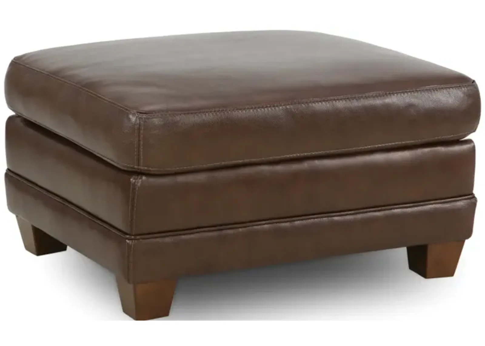 Denali Leather Ottoman