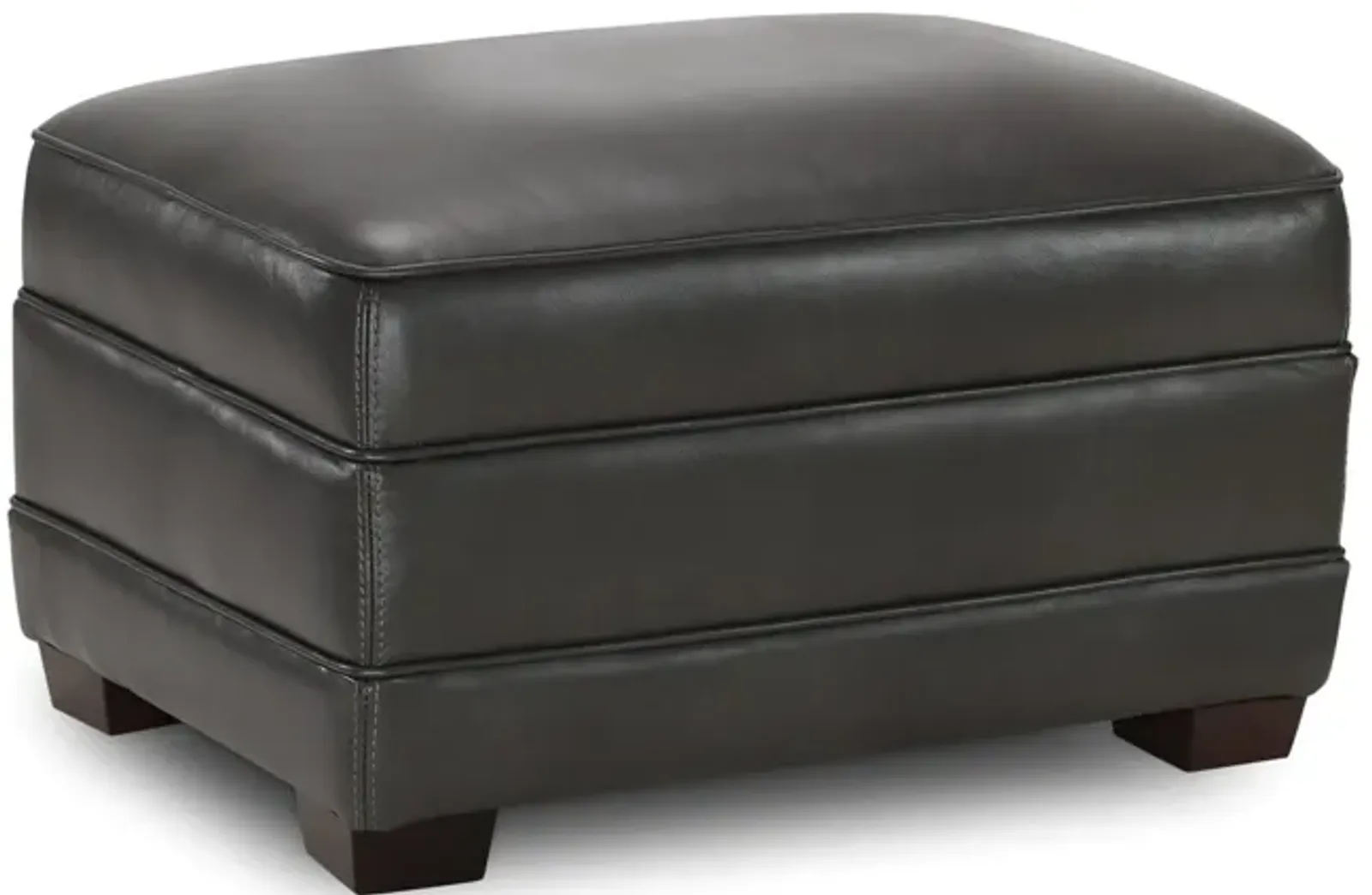 Bristol Leather Ottoman