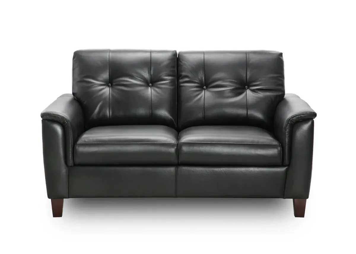 Fairbanks Leather Loveseat