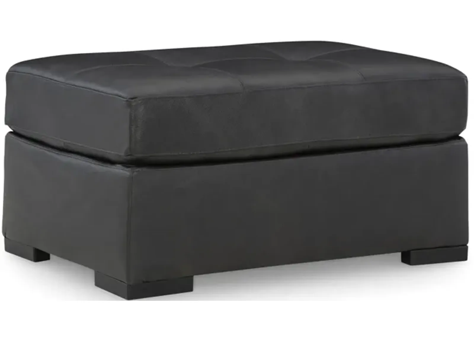 Flynn Leather Ottoman