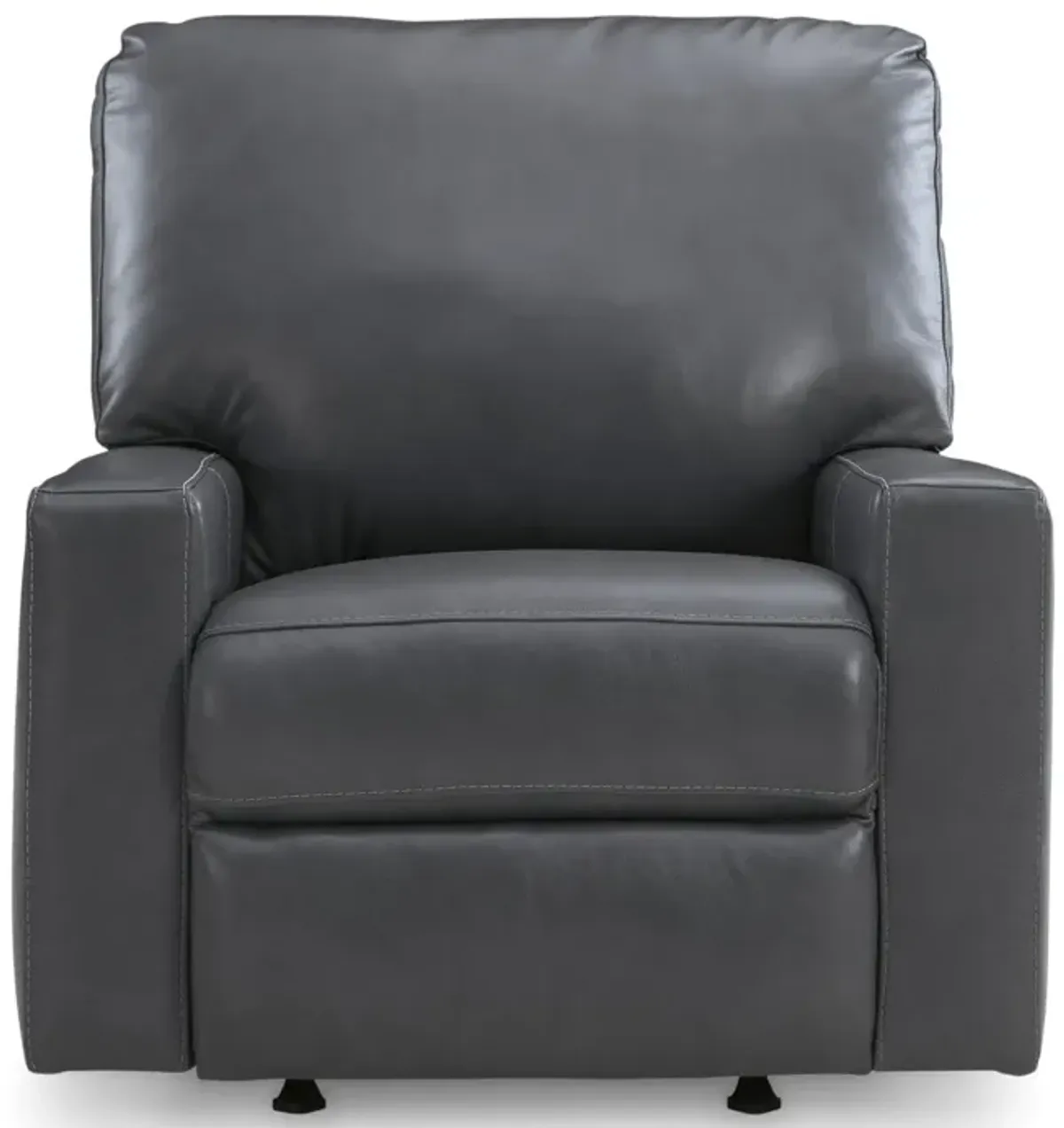 Mulan Leather Rocker Recliner - Admiral