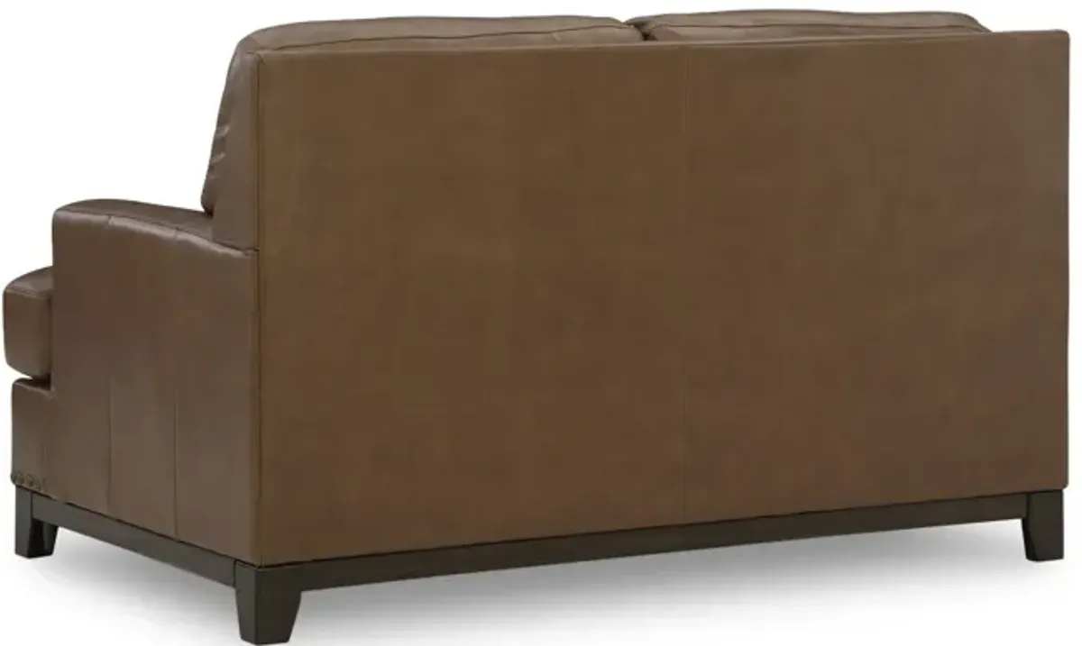 Benedict Leather Loveseat