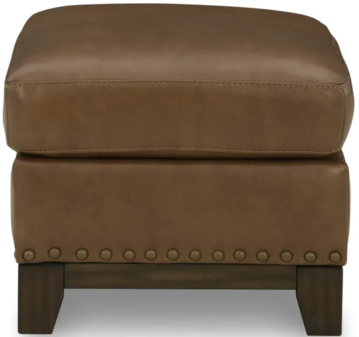 Benedict Leather Ottoman