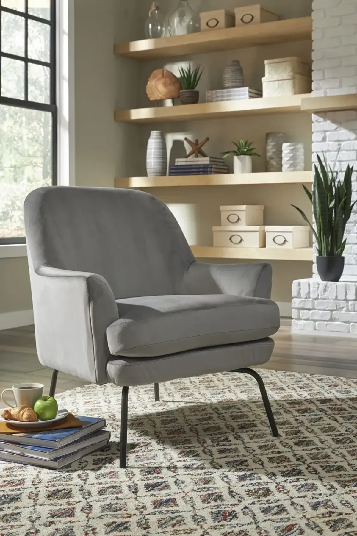 Pippen Accent Chair - Steel