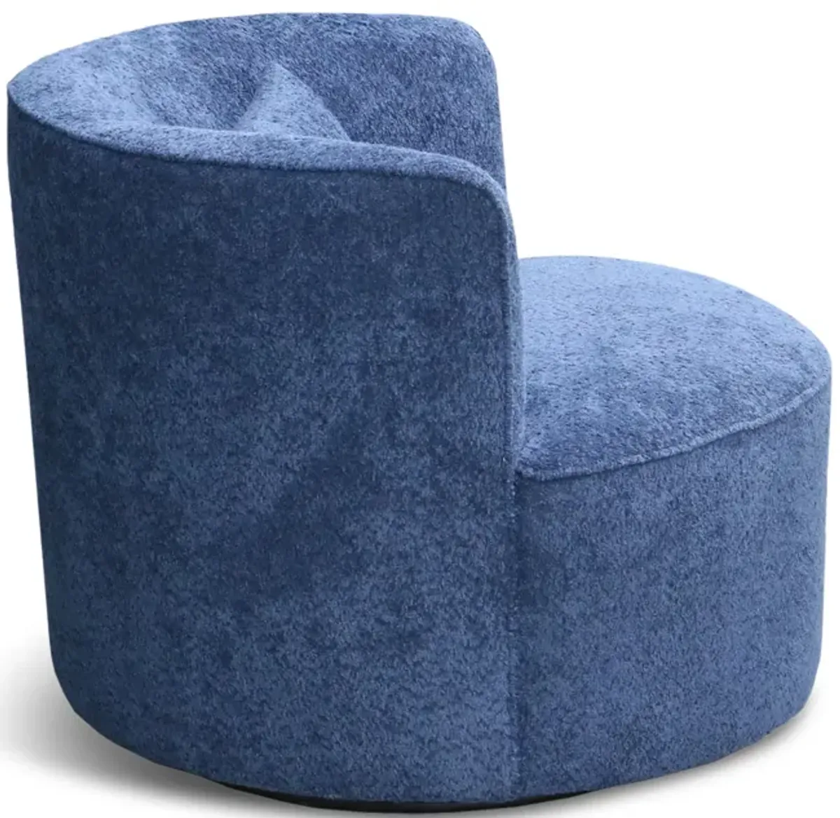 Janette Swivel Glider Chair - Navy