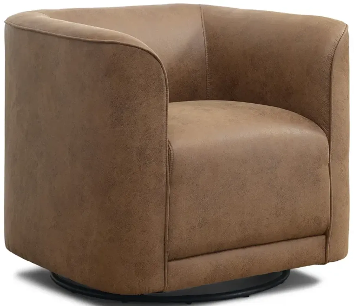 Sarah Swivel Chair - Brown