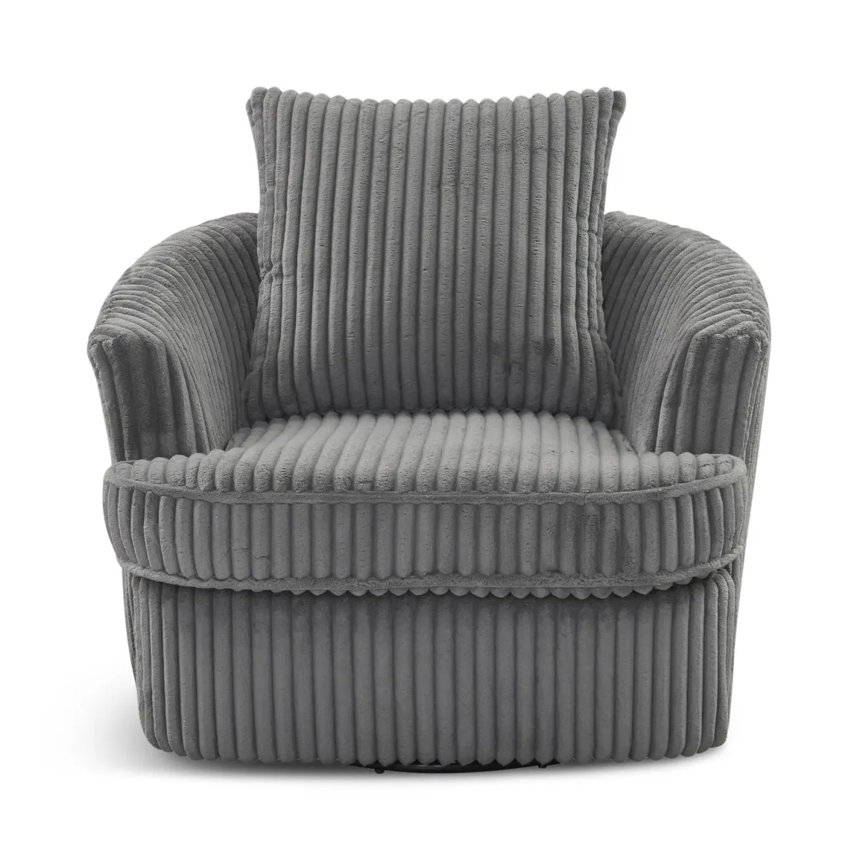 Amberly Swivel Chair - Charcoal