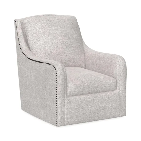 Anna Swivel Chair - Cream