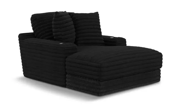 Portia Chaise - Black