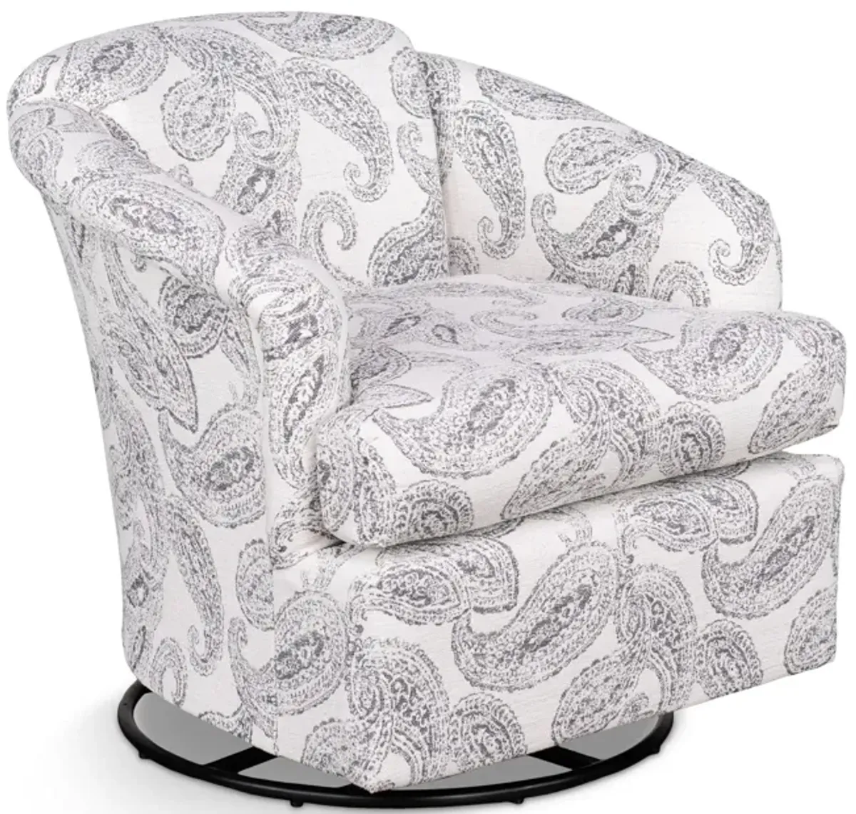 Cass Swivel Chair - Pepper