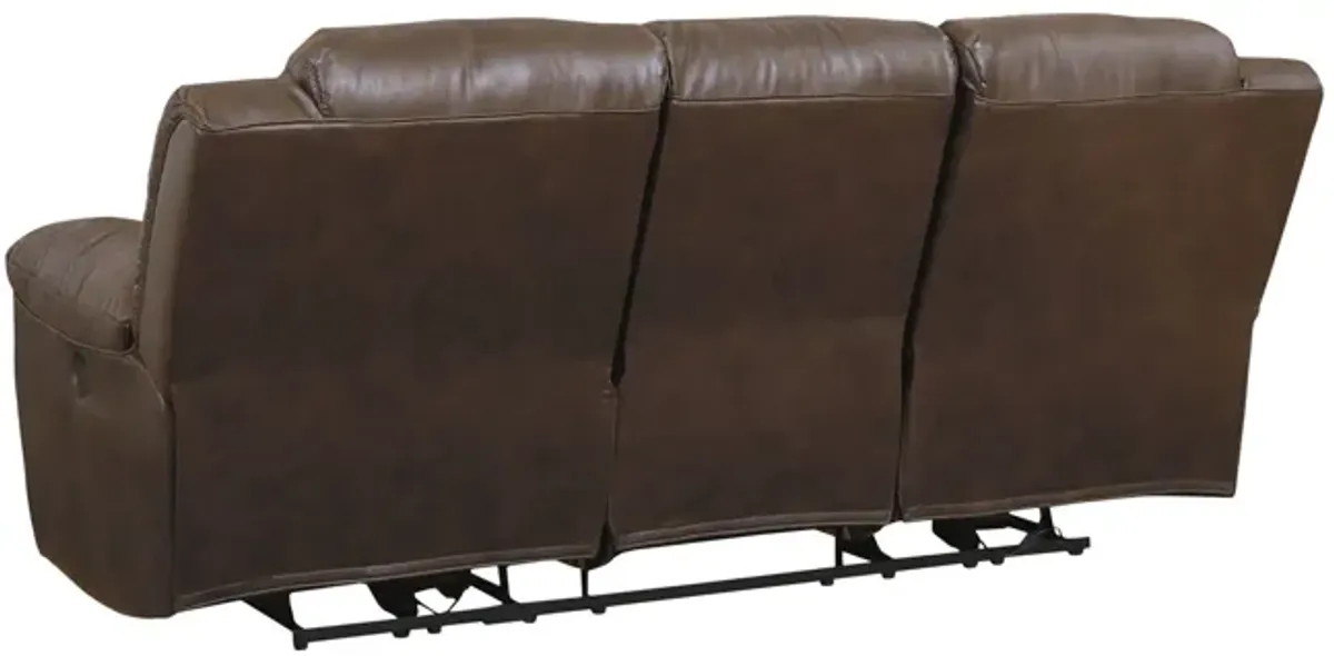 Ramsey Power Reclining Sofa - Chocolate