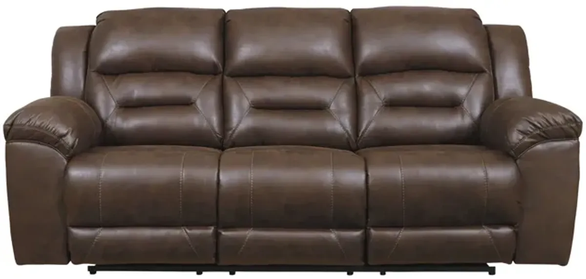 Ramsey Power Reclining Sofa - Chocolate