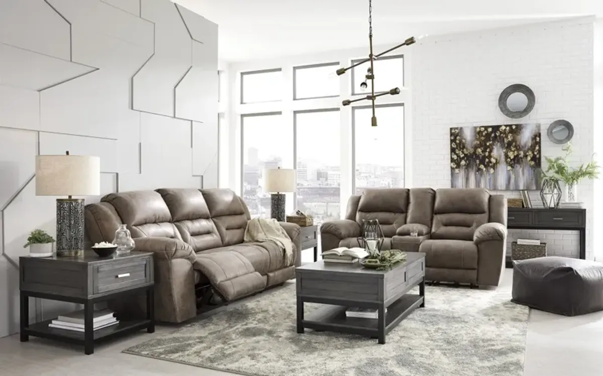 Ramsey Power Reclining Sofa - Fossil