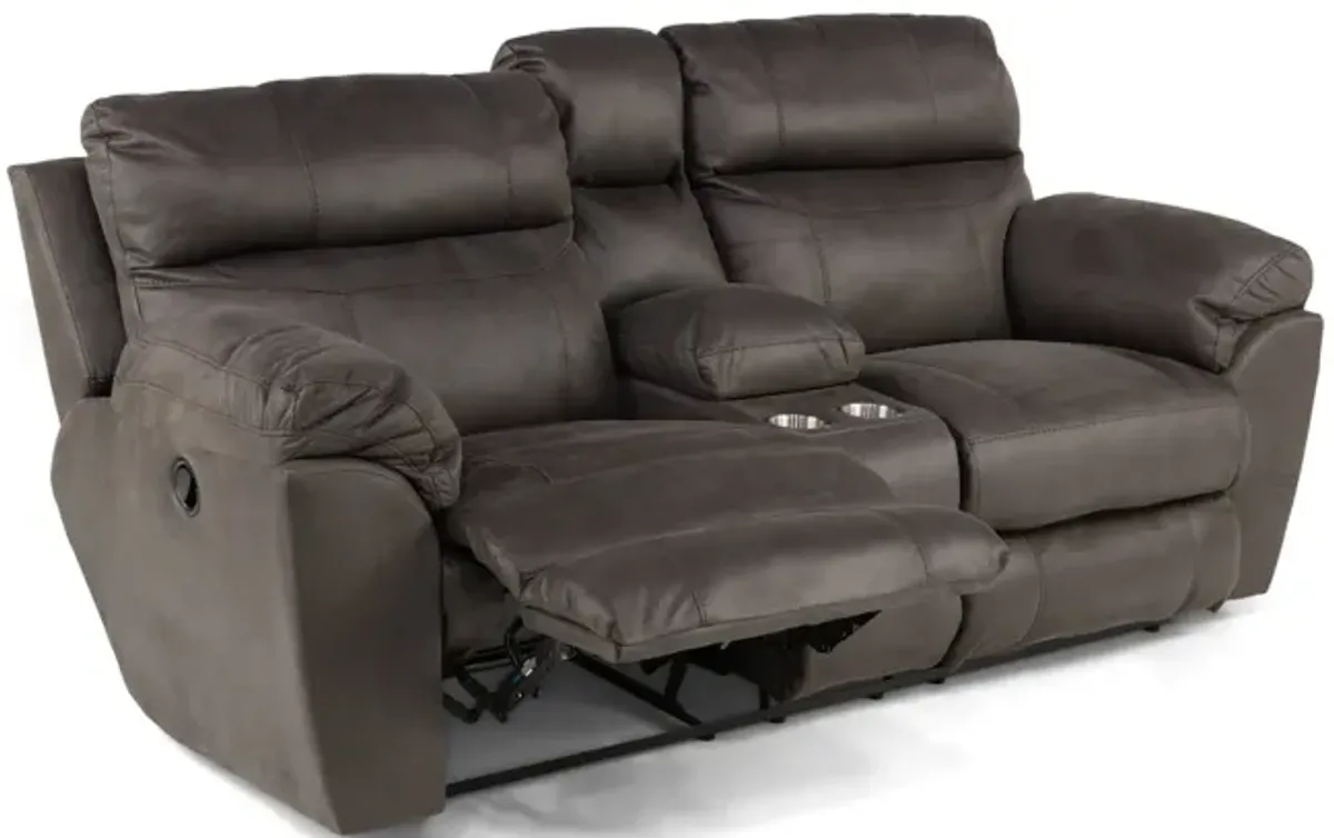 Titan Reclining Loveseat With Console