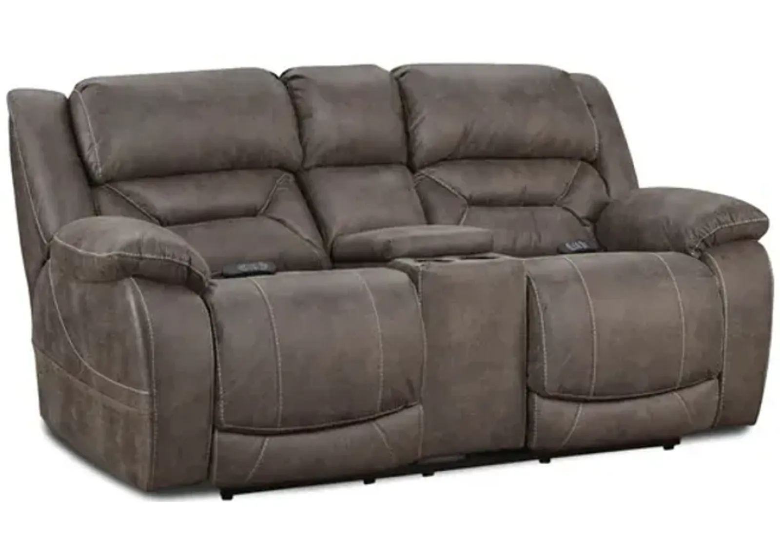 Lonestar Power Reclining Loveseat with Console