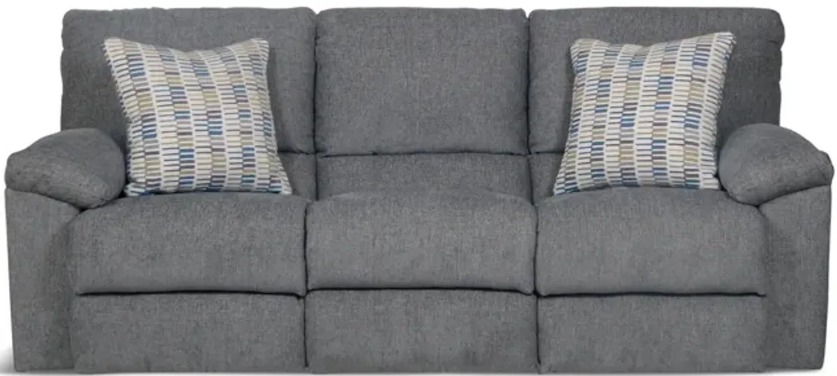 Reese Reclining Sofa - Stonewash