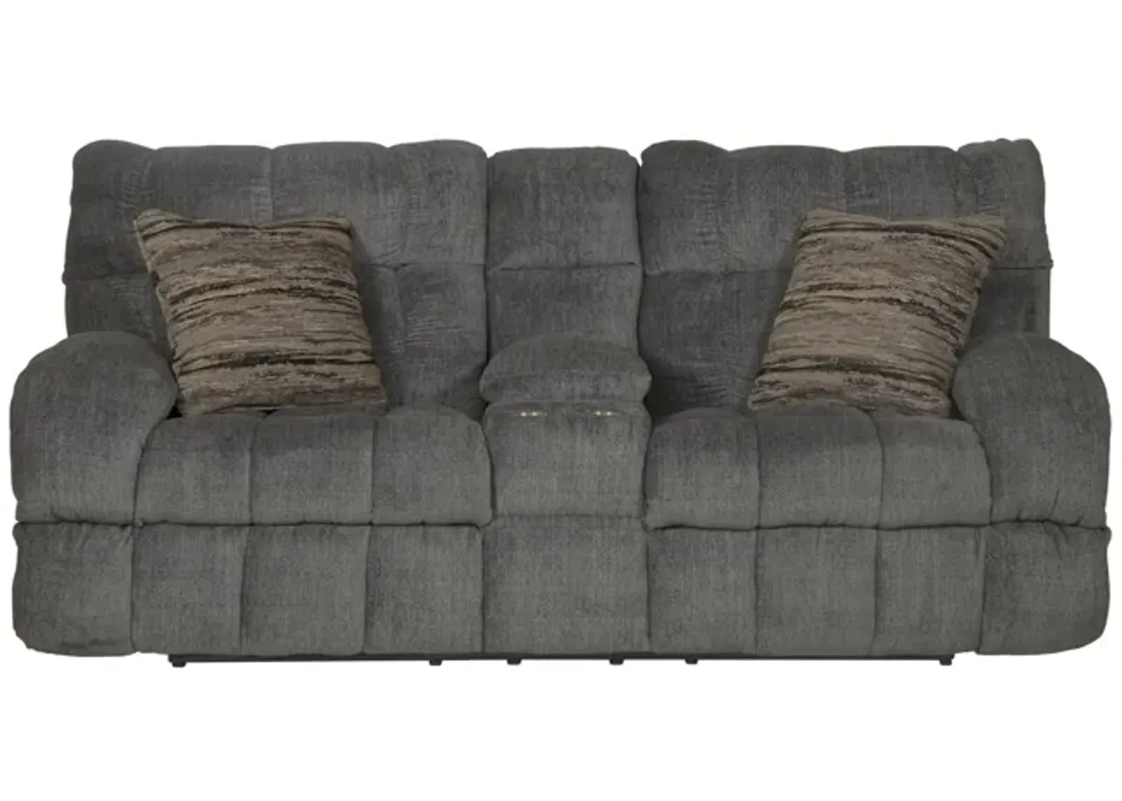 Daphne Power Reclining Loveseat with Console - Granite