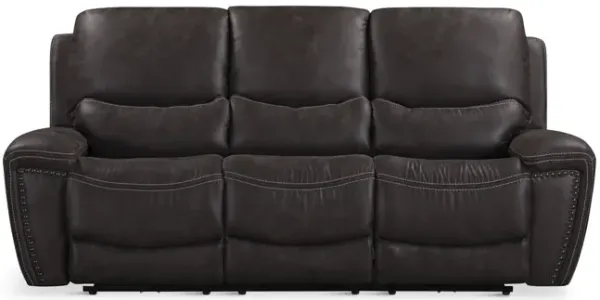 Dakota Power Reclining Sofa - Charcoal