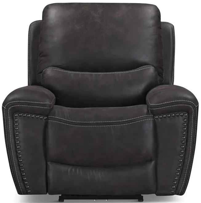 Dakota Power Recliner - Charcoal