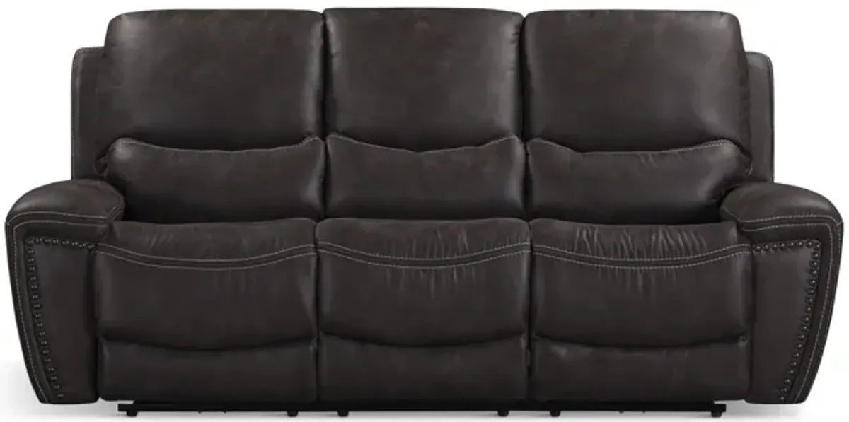 Dakota Power Reclining Sofa - Walnut