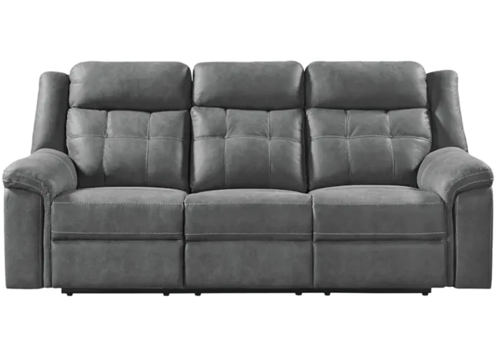 Doran Reclining Sofa - Grey