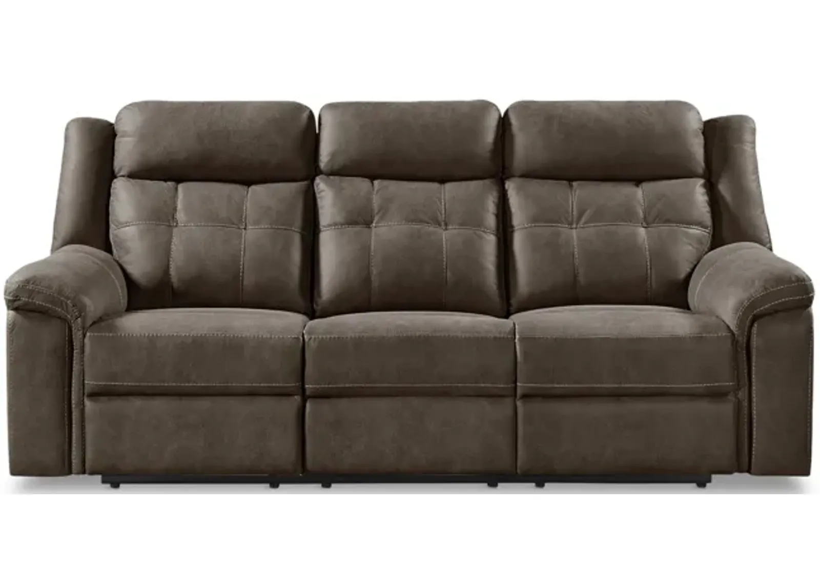 Doran Reclining Sofa - Brown