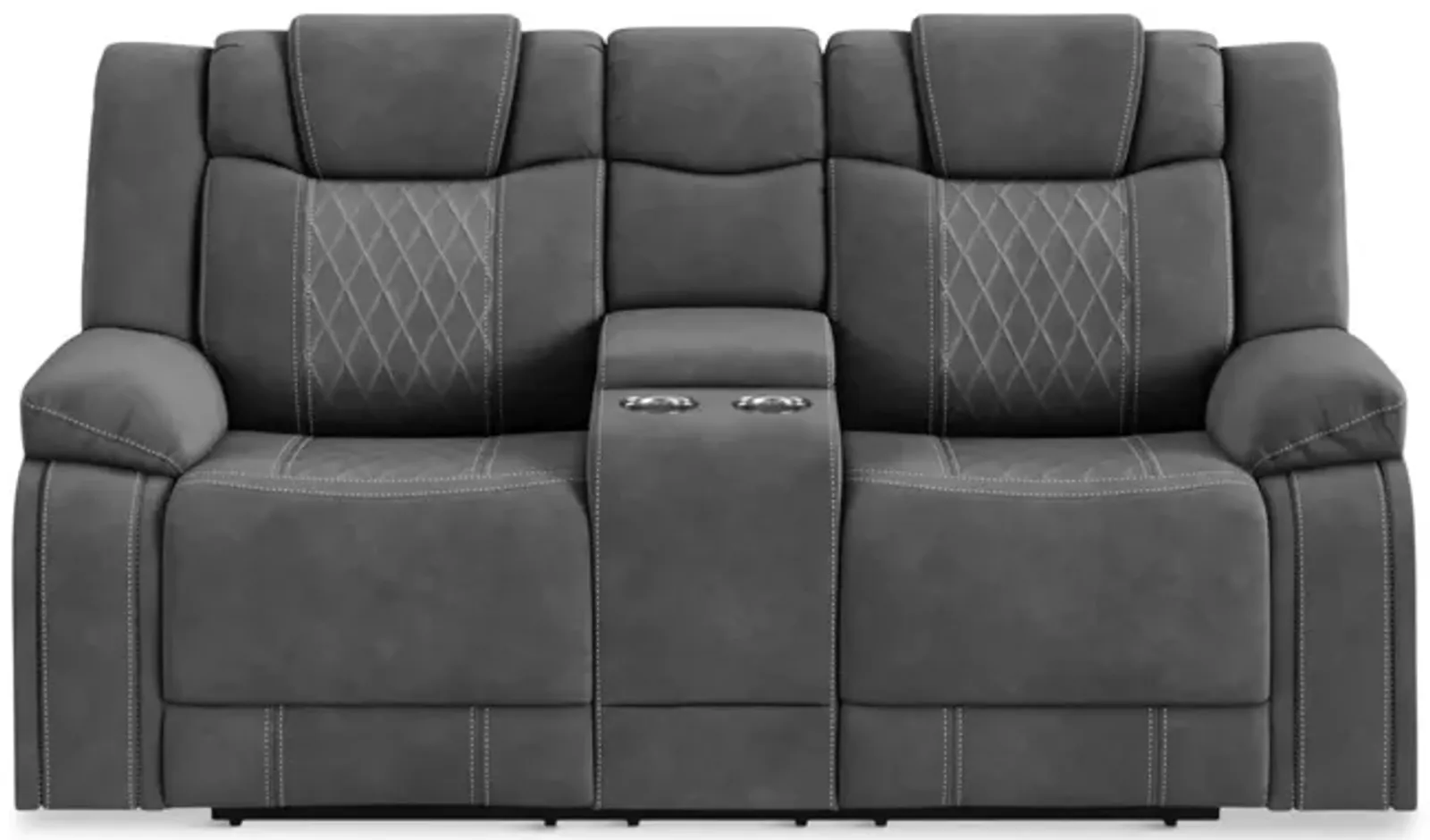 Gully Power Reclining Loveseat With Console