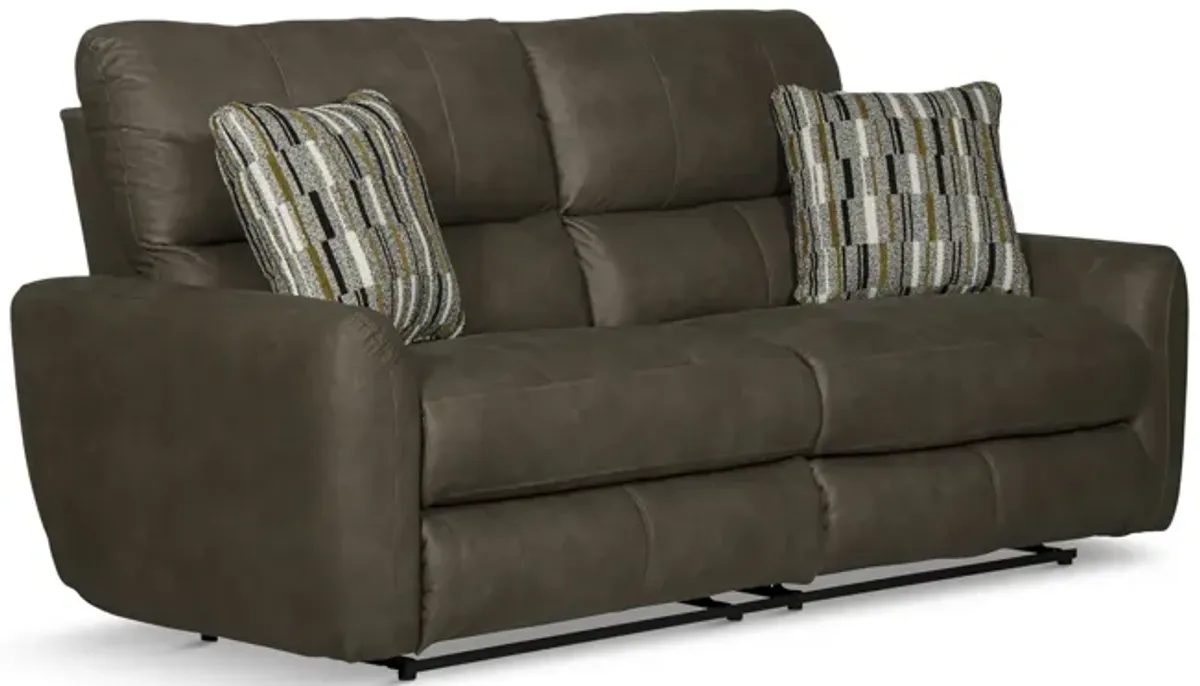 Bronx Reclining Sofa - Pebble