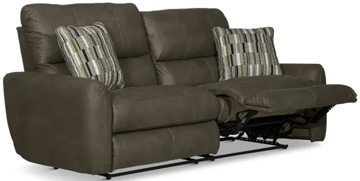 Bronx Reclining Sofa - Pebble