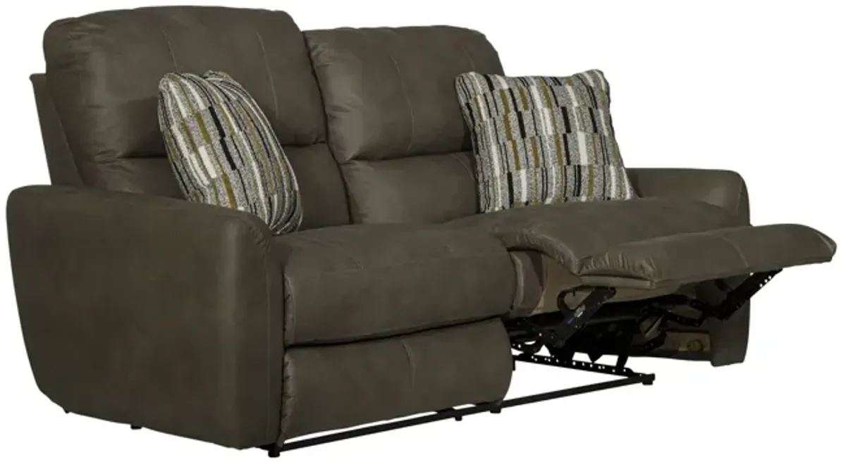 Bronx Reclining Loveseat - Pebble