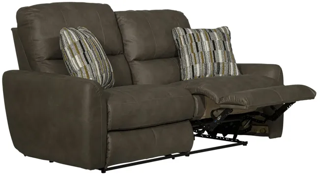 Bronx Reclining Loveseat - Pebble