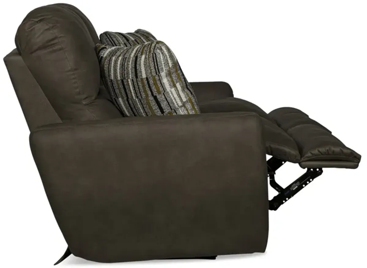 Bronx Reclining Loveseat - Pebble