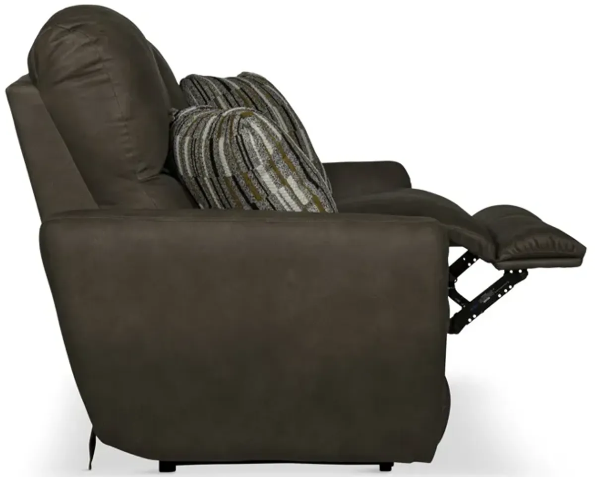 Bronx Reclining Loveseat - Pebble