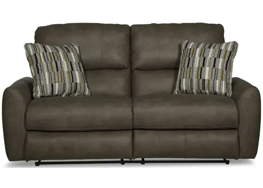 Bronx Reclining Loveseat - Pebble