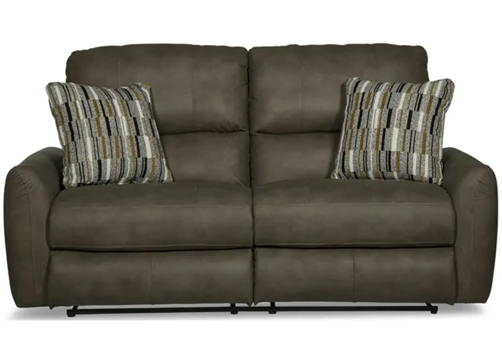 Bronx Reclining Loveseat - Pebble