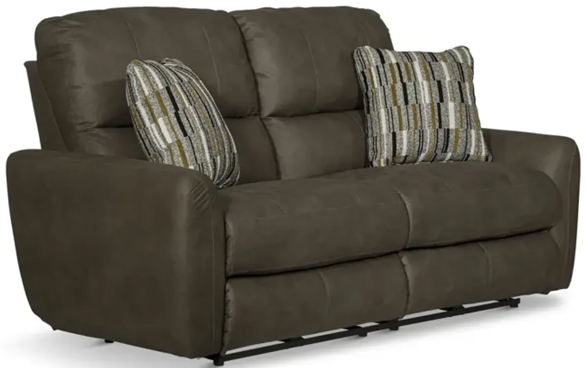 Bronx Power Reclining Loveseat - Pebble