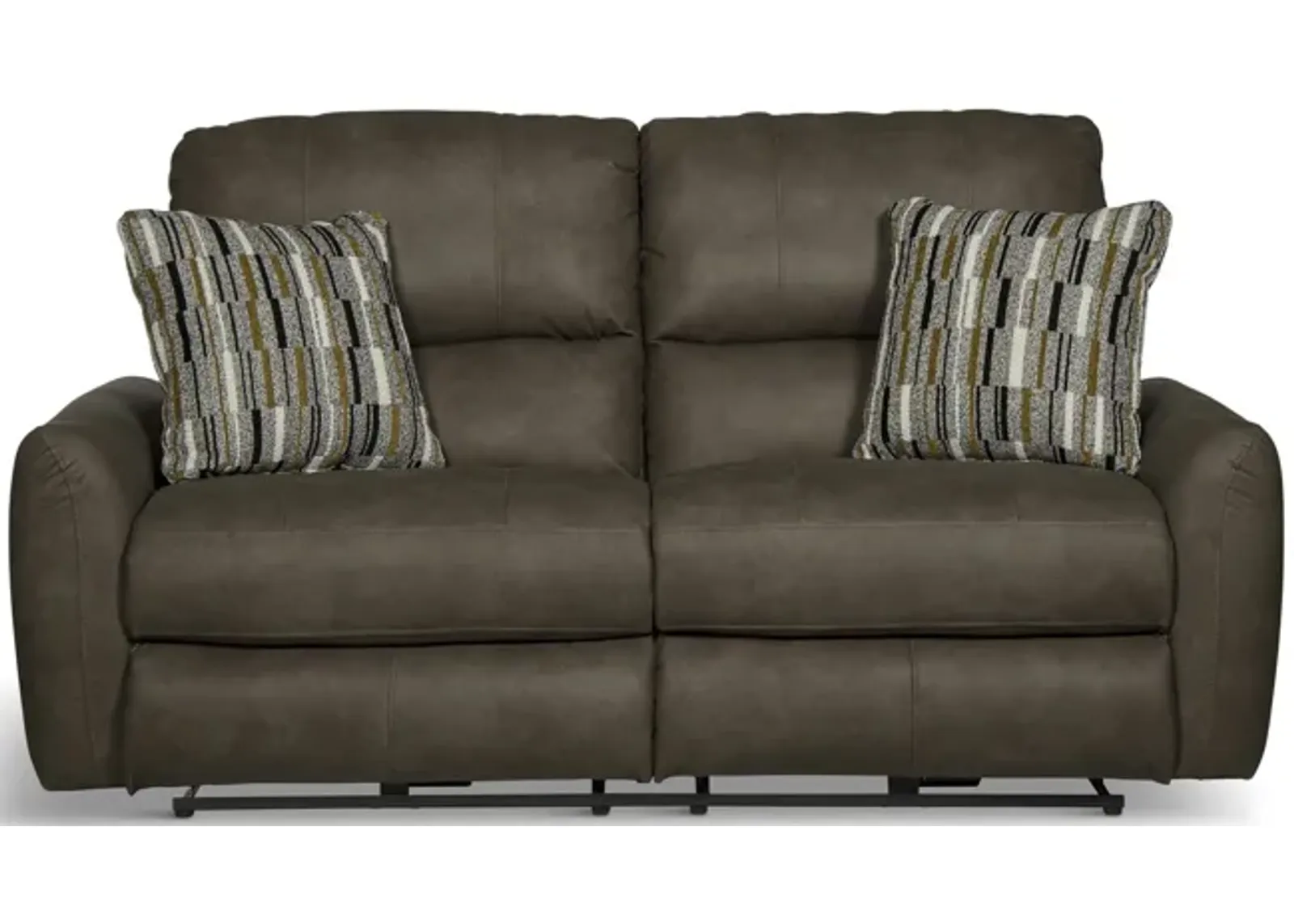 Bronx Power Reclining Loveseat - Pebble