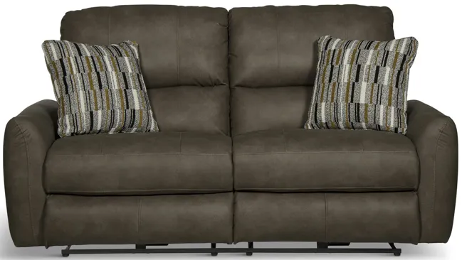 Bronx Power Reclining Loveseat - Pebble