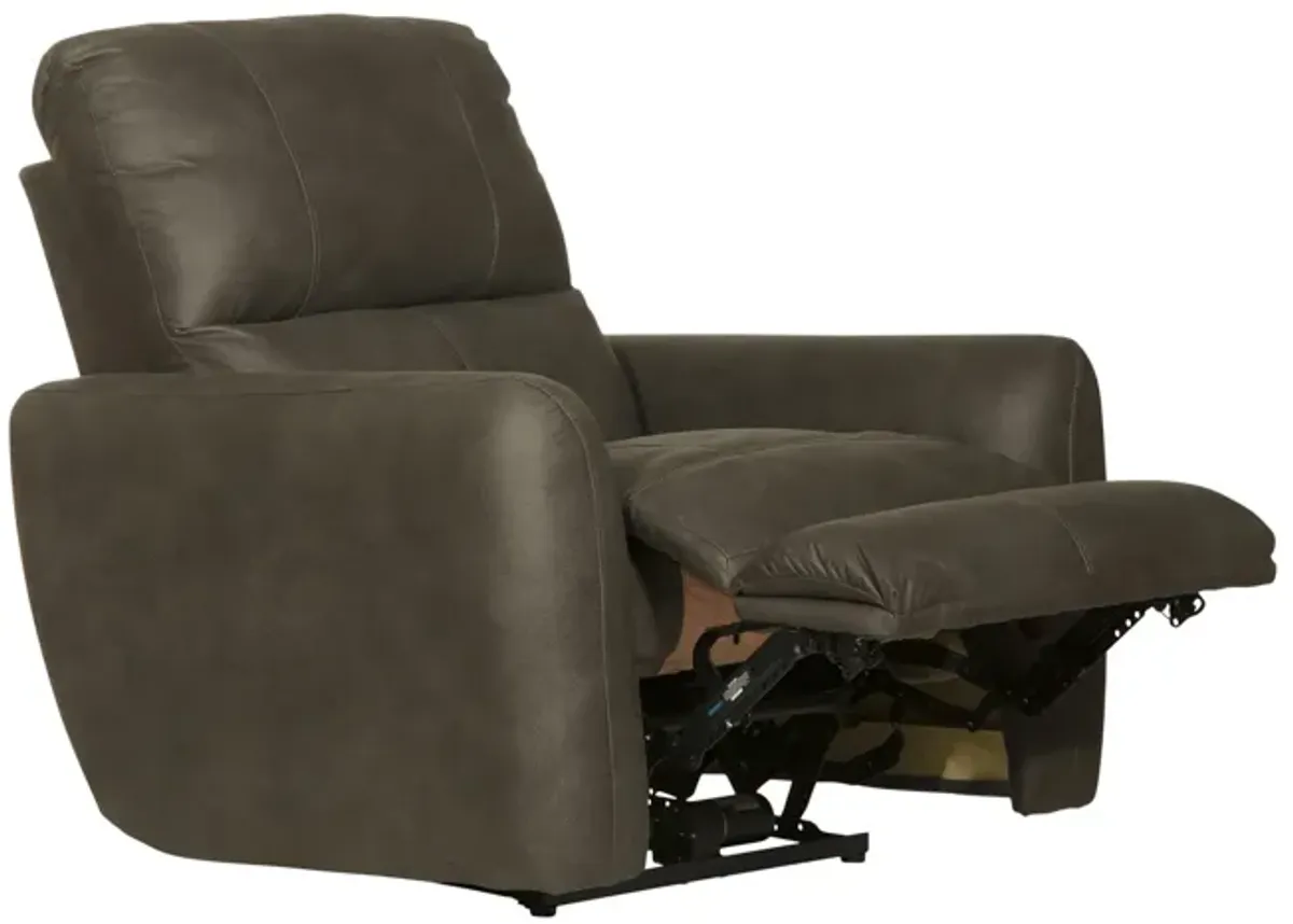 Bronx Power Recliner - Pebble